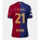 Maillot de foot Barcelona Frenkie de Jong #21 Domicile vêtements 2024-25 Manches Courtes